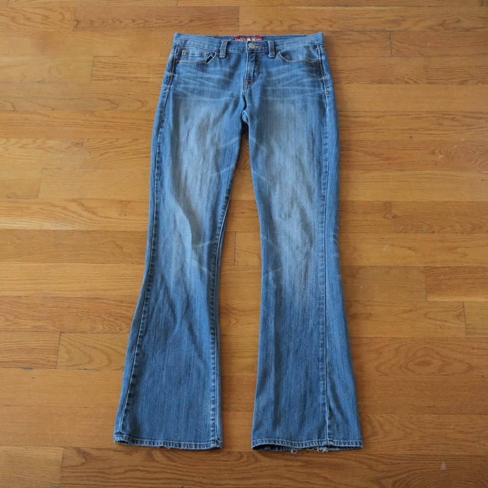 Lucky Brand Sofia Boot Jeans Womens Blue Medium Wash Mid Rise 6/28 Long‎ Denim